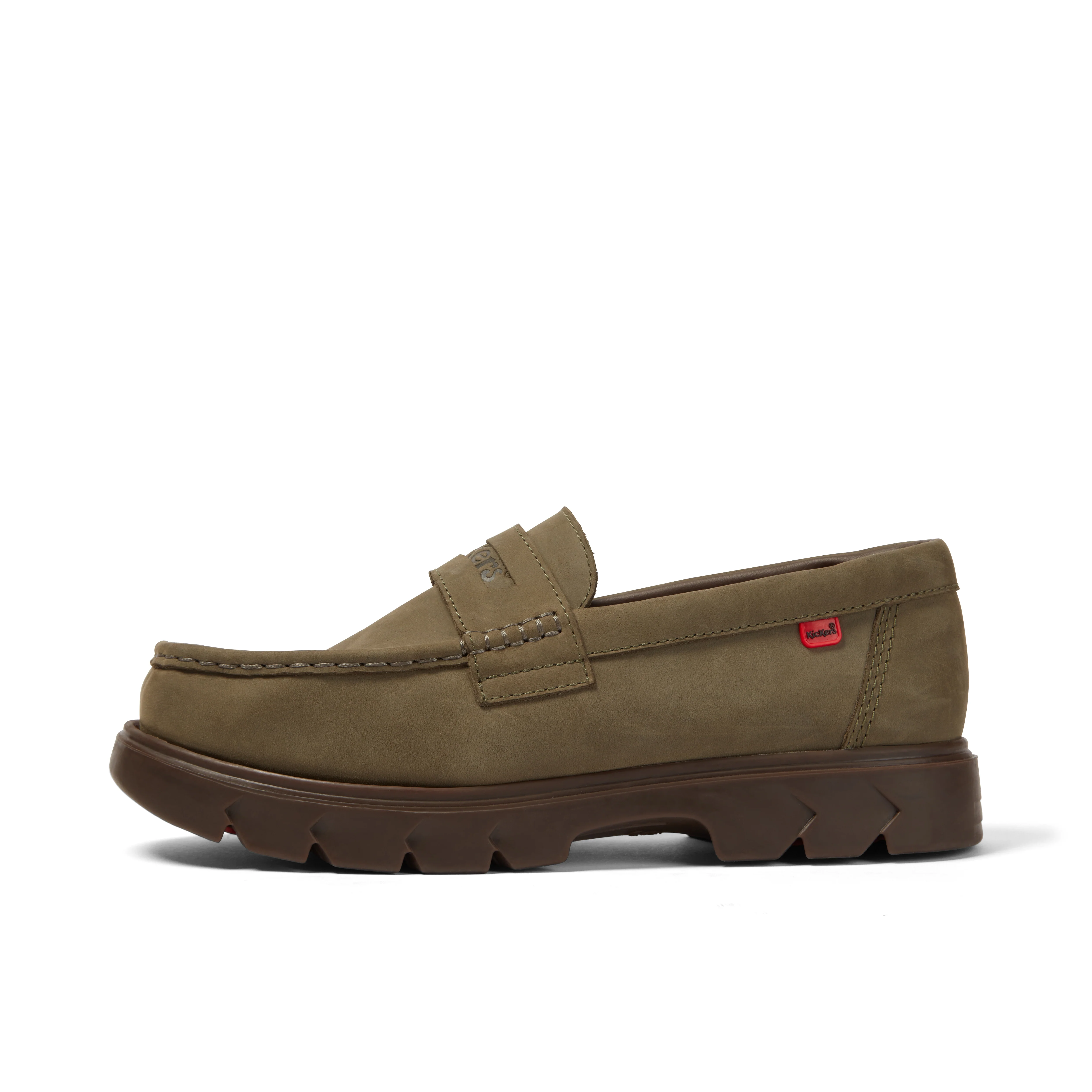Adult Unisex Lennon Loafer Leather Dark Green