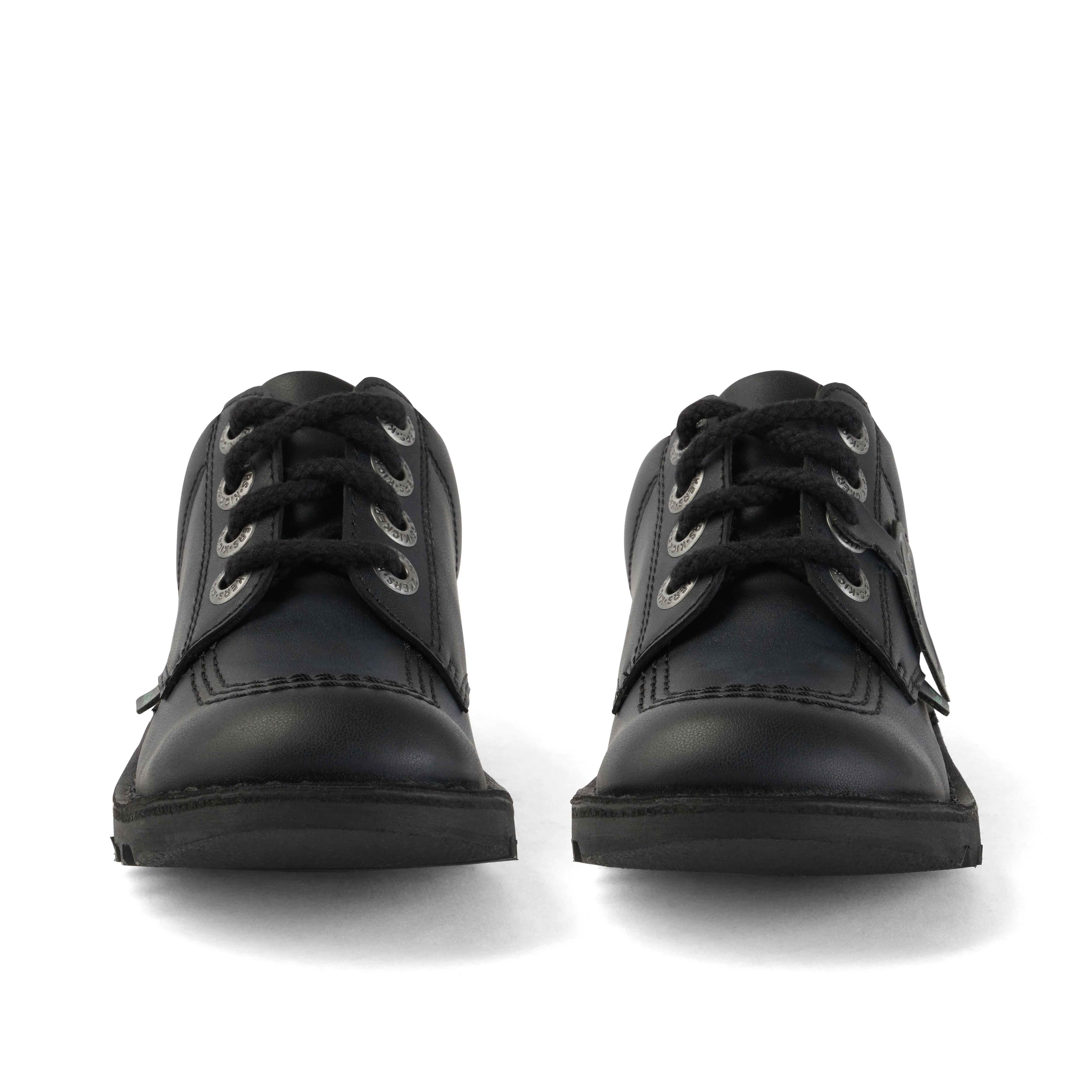 Junior Unisex Kick Lo Leather Alternative Black - Image 2