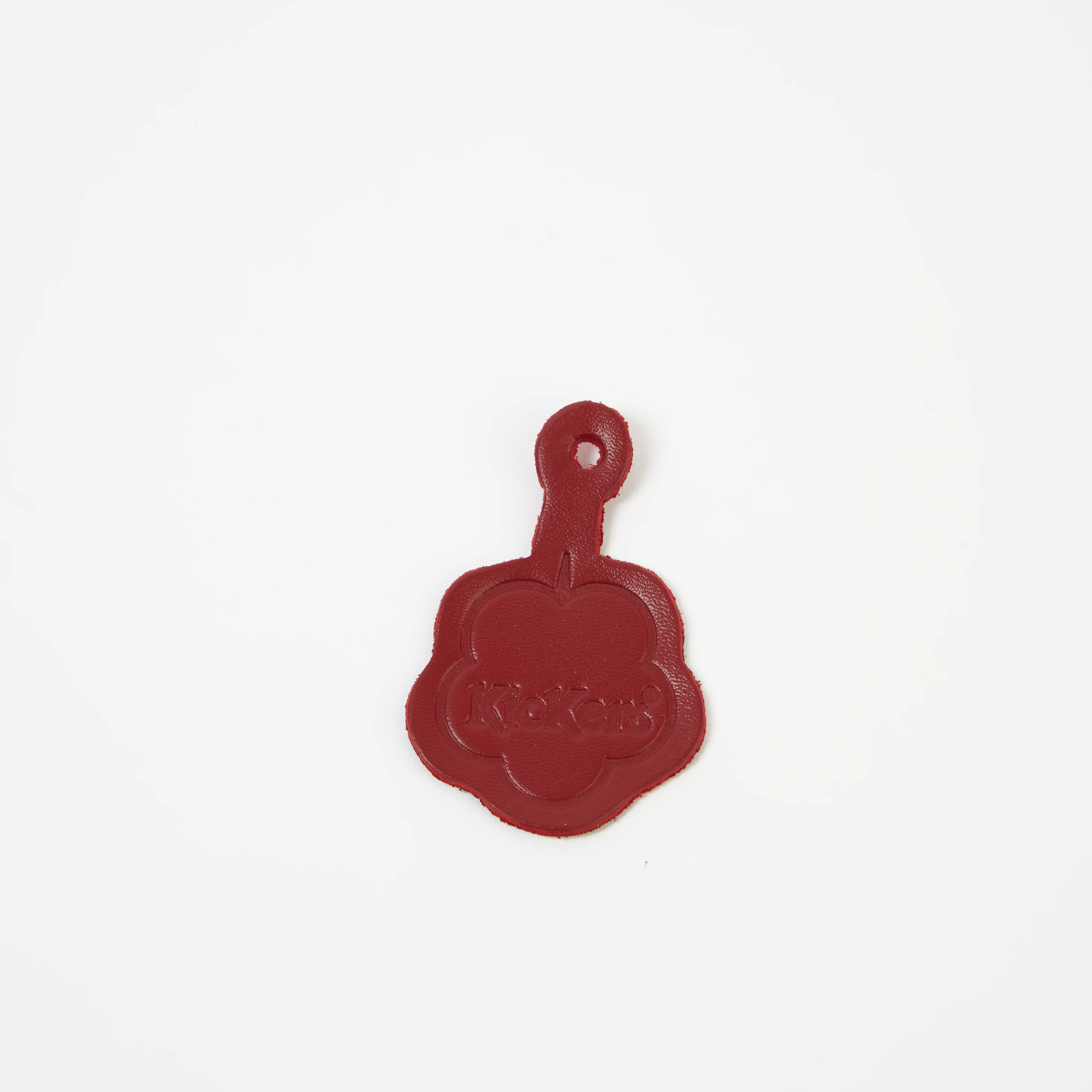 Unisex Leather Fleurette Red
